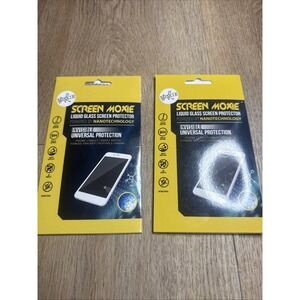 Lot Of 2 Liquid Glass Screen Protectors - New in sealed box